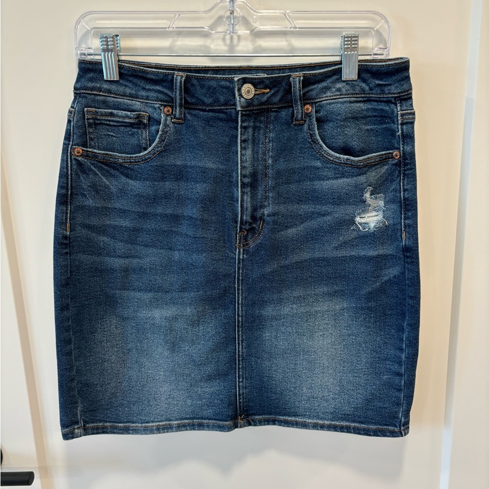 AE denim mini skirt
